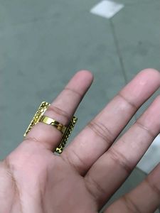 Statement Square Black Stone Ring