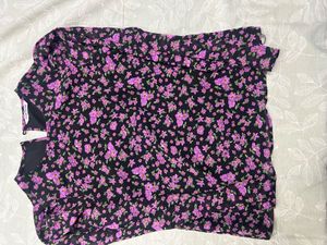 Floral Print Long Sleeve Top