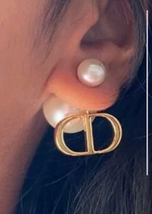Dior inspired Vintage Pearl Earrings