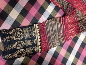 Boho Red Printed Jacket for women