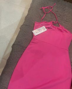 Pink Bodycon Mini Dress