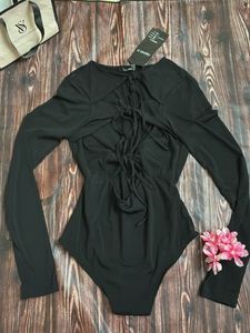 sexy tie bodysuit forever 21