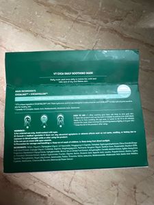 new sealed VT Cica Daily Soothing Mask-30sheets