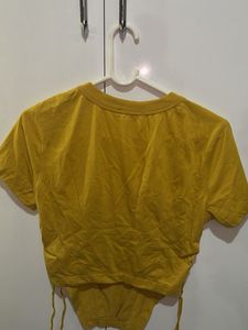 Yellow Graphic Print T-Shirt