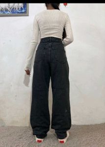 Dark Wash Baggy Jeans