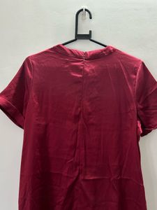 Maroon Casual Dress - 'Yes You Can'