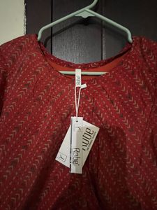 Stylish Red Ethnic Kurta