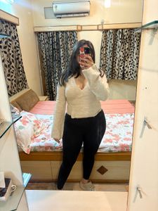 Cozy Knit Wrap Top