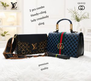 Luxury Handbag &amp; Sling Bag Combo