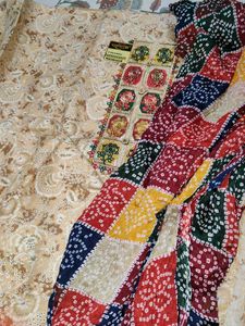 Beautiful Bandhani Kurta Set with Dupatta