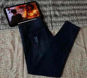 Embellished Denim Jeans