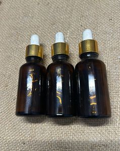 Set Of 3 Unused Empty Dropper Bottles