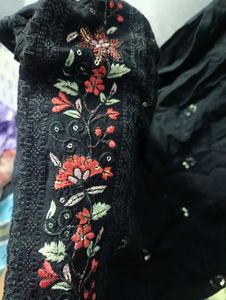 Embroidered Black Tunic