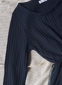 Chic Black Tulle Dress