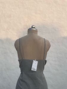 Chic Gingham Wrap Dress