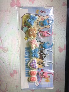 Cute Charms Keychain Set