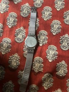 Classic Silver Mesh Band Watch