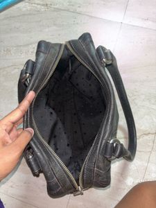 Original Leather Black Hand Bag