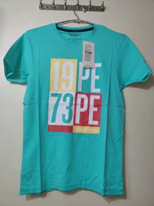 Pepe Jeans Men's Typography Round Neck T Shirt.