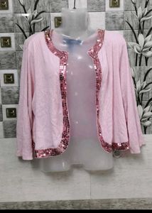 Sparkly Pink Bolero Jacket