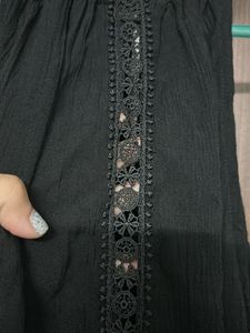 Black Lace Trim H&amp;MTank Top