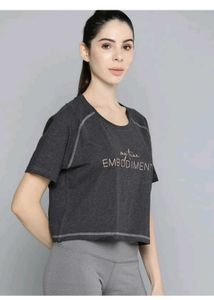 HRX Oversized Crop Tshirt for women