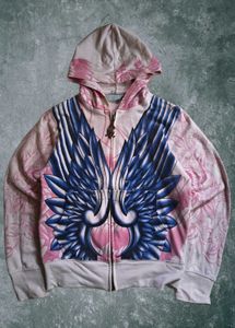 Rare 2000s Christian Audiger Wings Zip Hoodie