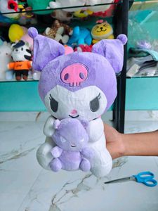 Kuromi Plush Toy with Baby Bear