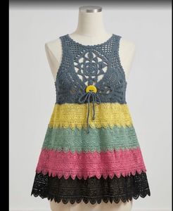 Colorful Crochet Top