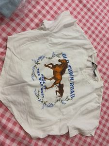 Graphic Print White T-Shirt