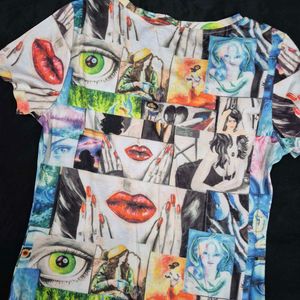 Y2K cool graphic print T-Shirt