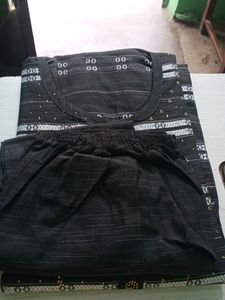 Embellished Black Tunic Top