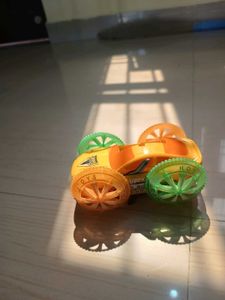 Combo of Yellow Stunt Toy Jeep + Car