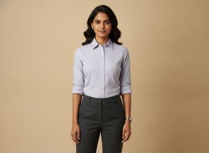 Classic Striped women formal Shirt