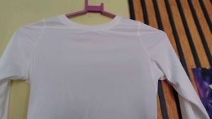 Basic White Long Sleeve Top