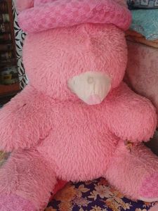 Cute Pink Teddy Bear Plush Toy