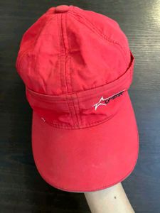 Red 2 in 1 Convertible Cap