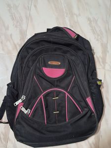 Stylish Black and Pink Backpack