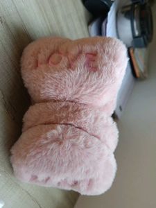 Fuzzy Pink Earmuffs