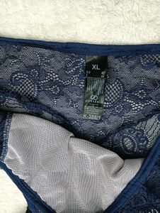 Lace Trimmed💙big size Panty Set