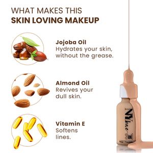 Nybae 3 in 1 Serum Foundation- Warm milk 09
