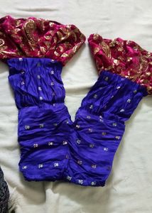 Bananas Silk Pallazo Self Design