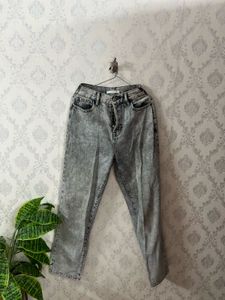 Acid Wash Mom Jeans