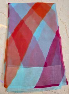 Vibrant Tie-Dye Saree fol piko complete k