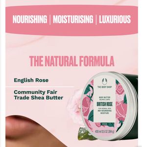 THE BODY SHOP  BUTTER BRITISH ROSe