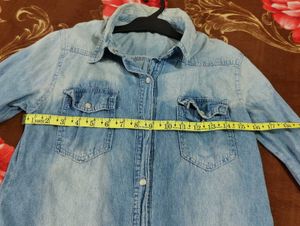 Denim Button-Down Shirt