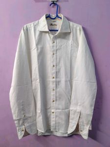 Men's Classic White Casual Shirt