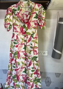 Floral Print Shirt Dress