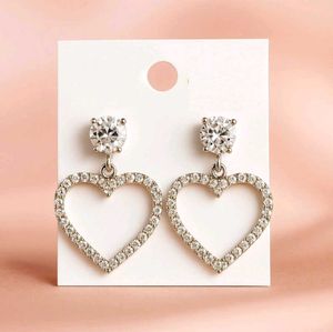 Crystal Heart Dangle Earrings❤️ Offer Price : ₹189