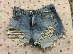 y2k denim shorts